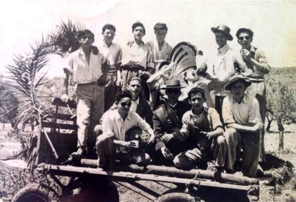 Romería 1980 carroza